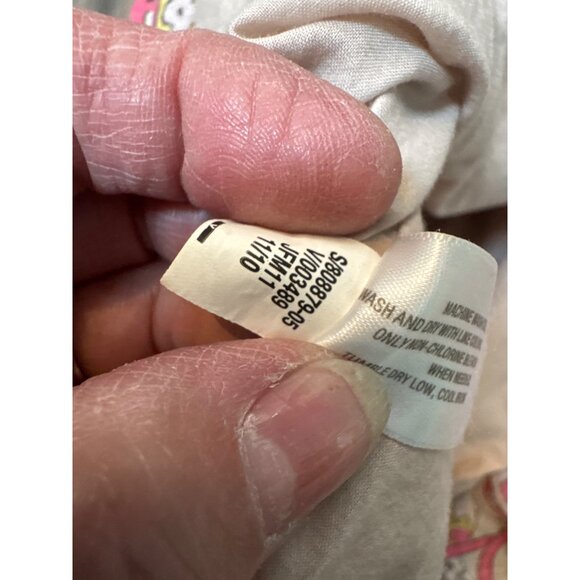 Old Navy Womens V Neck Floral Swing Ruffle Dress L Multicolor Cotton Boho Tiered - Picture 11 of 12